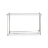 Hadley Clear Glass Console Table