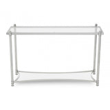 Hadley Clear Glass Console Table