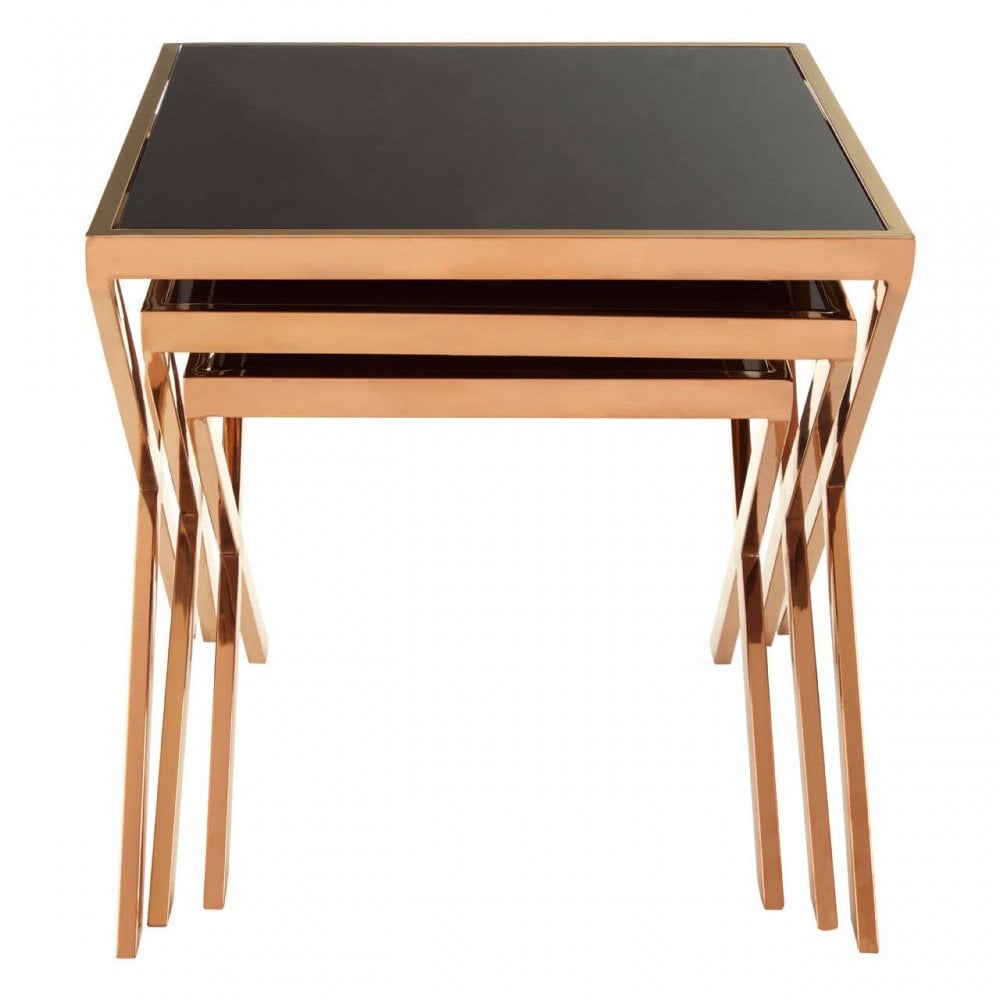Hadley Rose Gold Nesting Tables