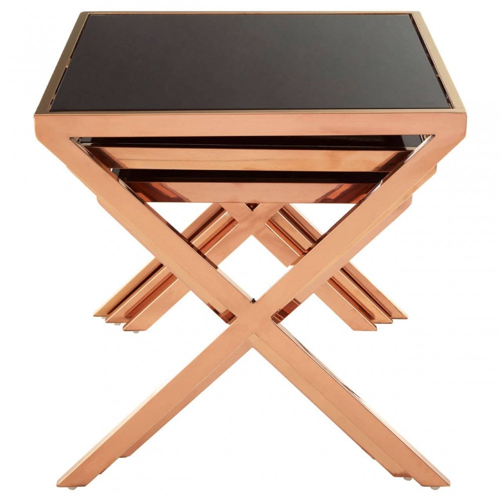 Hadley Rose Gold Nesting Tables