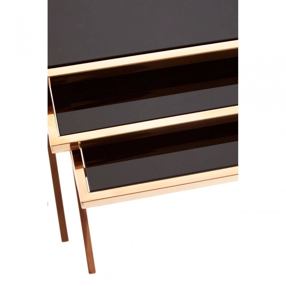 Hadley Rose Gold Nesting Tables