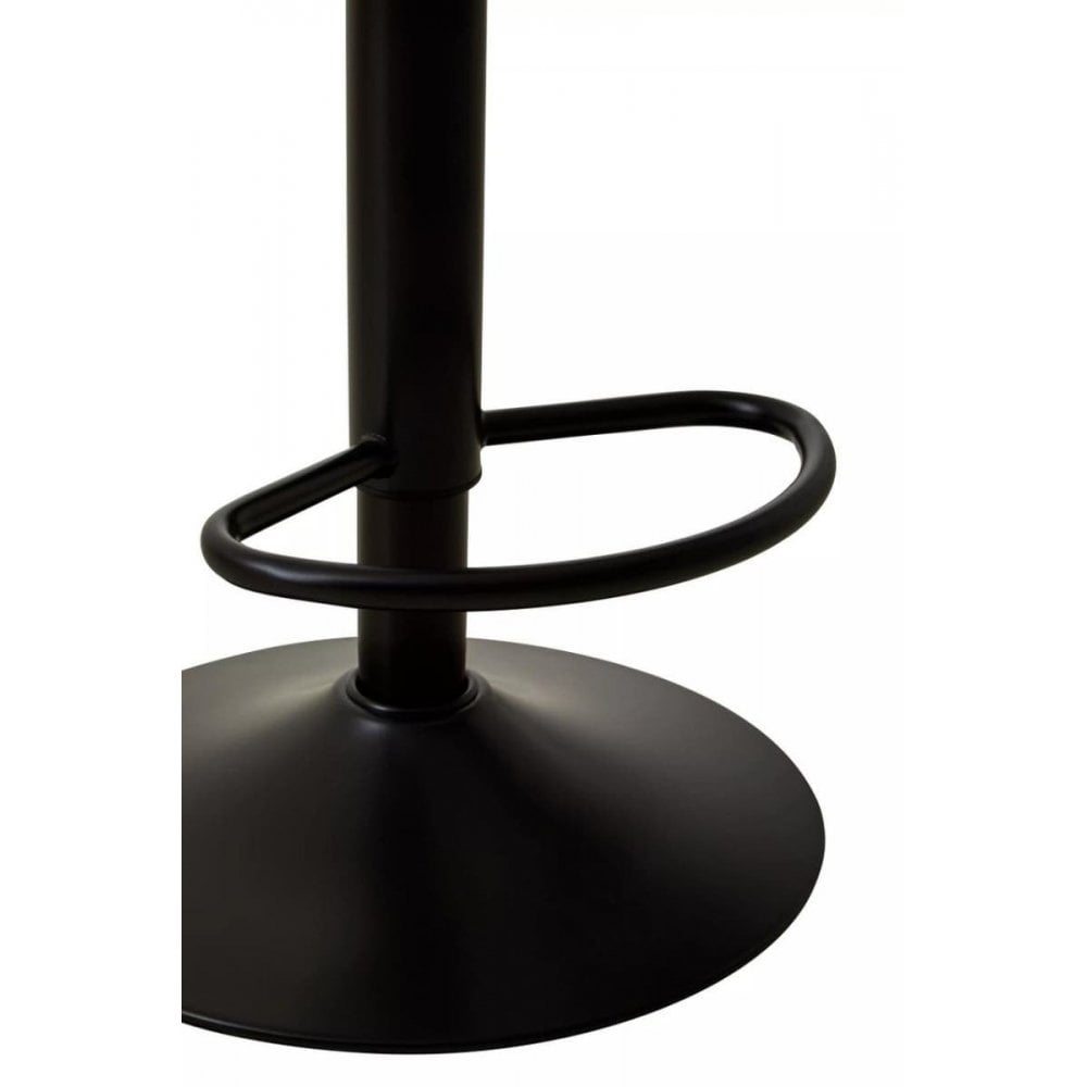 Elara Acrylic and Black Metal Bar Stool
