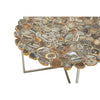 Elsie Agate Coffee Table With Cross Base