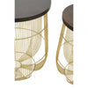 Agni Set of 2 Brass Side Tables