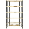 Verdi 5 Shelf With Champagne Detail
