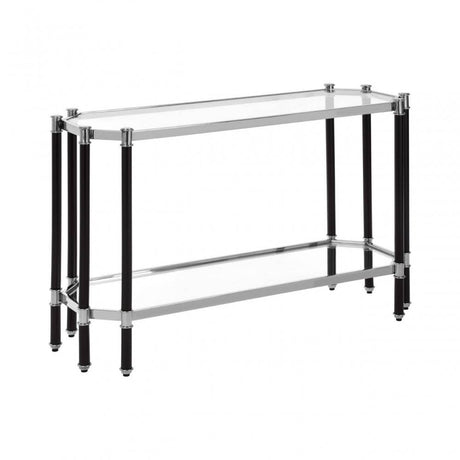 Verdi Silver Chrome Console Table