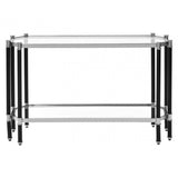 Verdi Silver Chrome Console Table