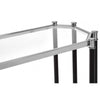 Verdi Silver Chrome Console Table