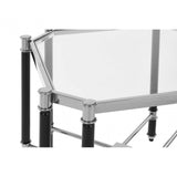 Verdi Silver Chrome Finish End Table
