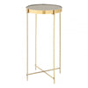 Inspire Black Mirror Tall Side Table