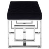 Inspire Black Tufted Bench