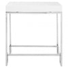 Inspire Chrome Angled Legs End Table