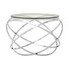 Inspire Clear Glass Circular End Table