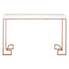 Inspire Console Table With Rose Gold Legs