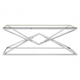 Inspire Silver Rectangular Coffee Table
