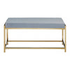 Inspire Gold And Powder Blue Bench