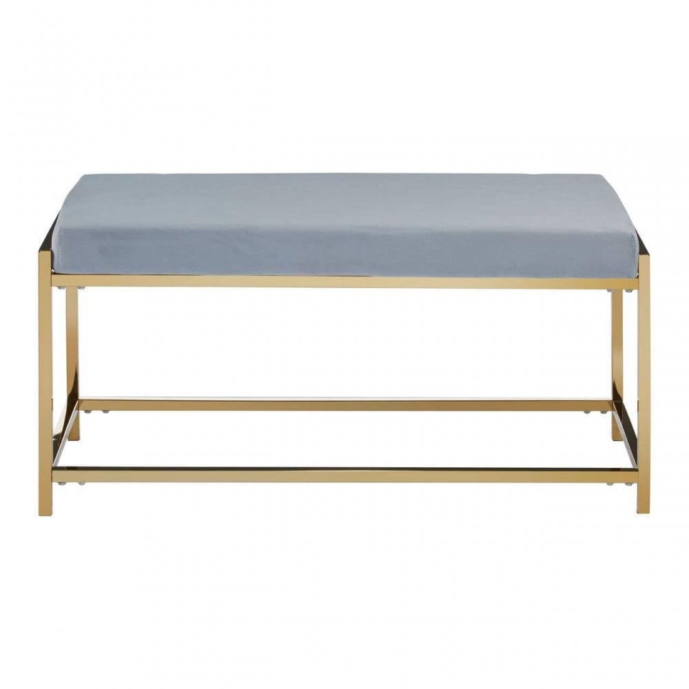Inspire Gold And Powder Blue Bench