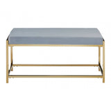 Inspire Gold And Powder Blue Bench