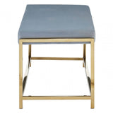 Inspire Gold And Powder Blue Bench