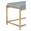 Inspire Gold And Powder Blue Bench