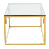 Inspire Gold Brushed Coffee Table