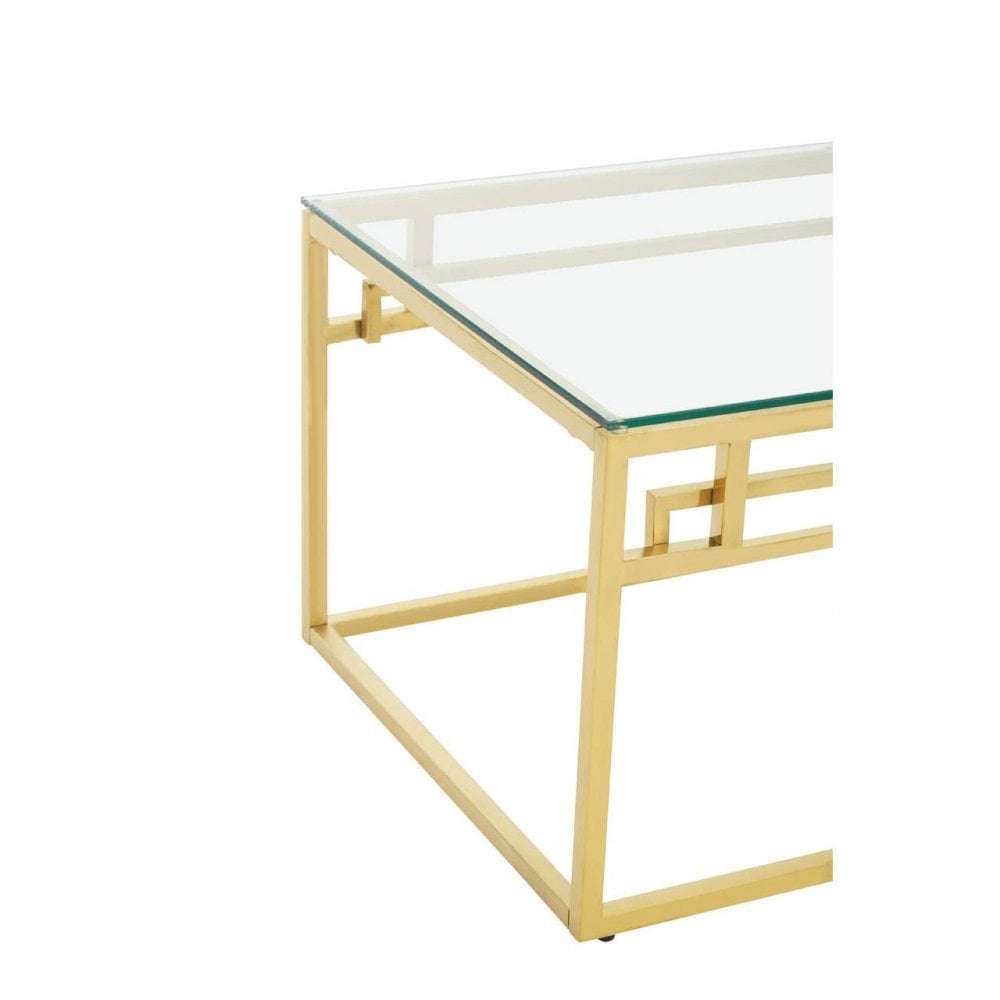 Inspire Gold Brushed Coffee Table