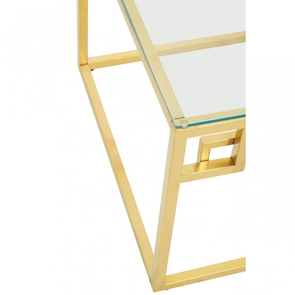Inspire Gold Brushed Coffee Table