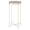Inspire Grey Mirror Tall Side Table
