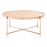 Inspire Pink Mirror Coffee Table