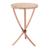 Inspire Rose Gold Pinched Side Table