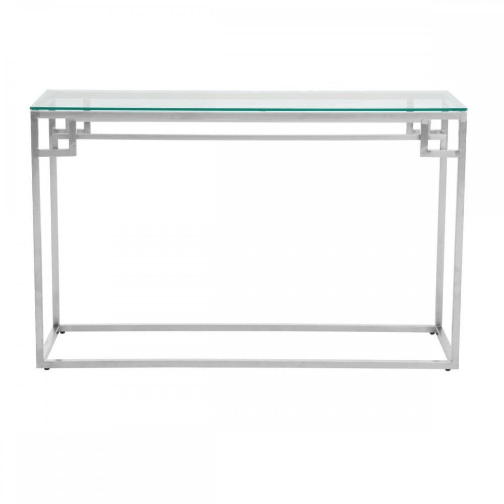 Inspire Silver Console Table