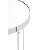 Inspire Silver Mirror Tall Side Table