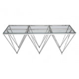Inspire Spike Triangles Base Coffee Table