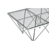Inspire Spike Triangles Base Coffee Table