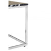 Inspire Square Black And White Marble End Table