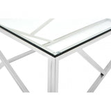 Inspire Stainless Steel Geometric Coffee Table
