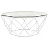 Inspire Tempered Glass Chrome Coffee Table