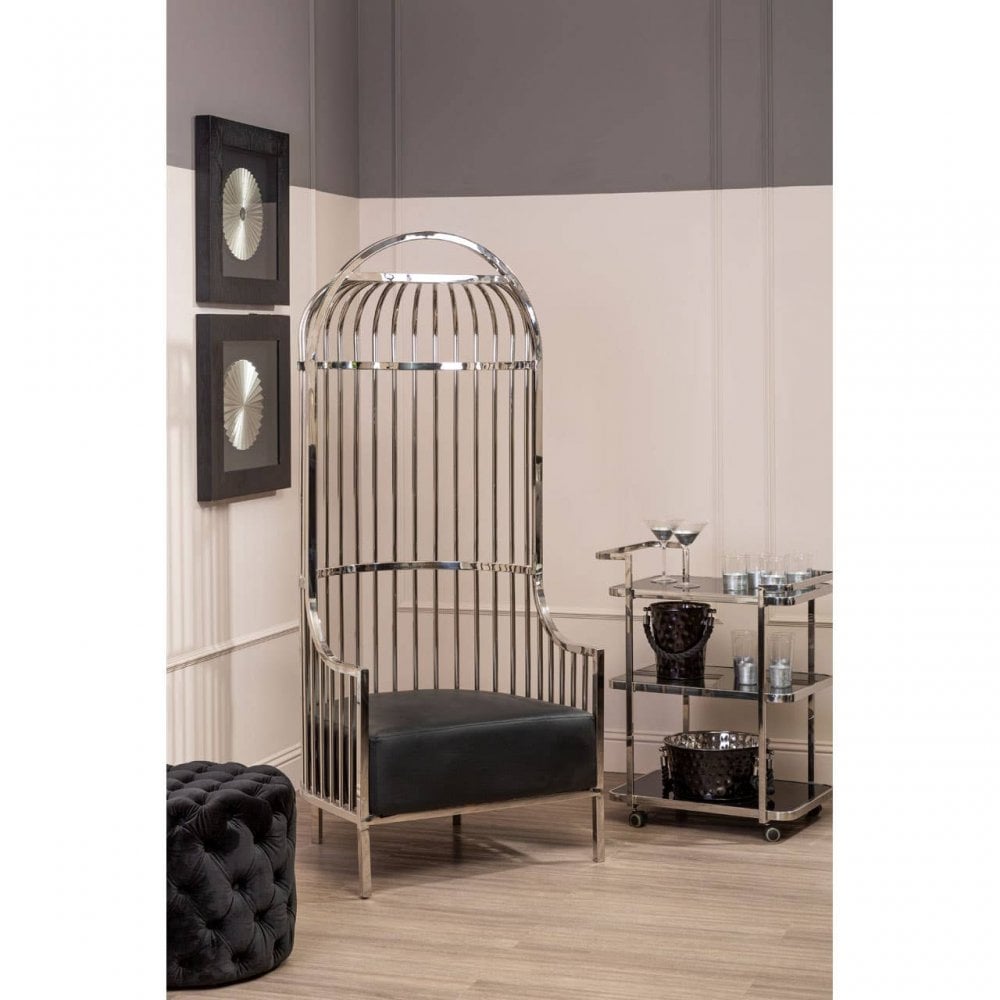 Marino Chrome Drinks Trolley