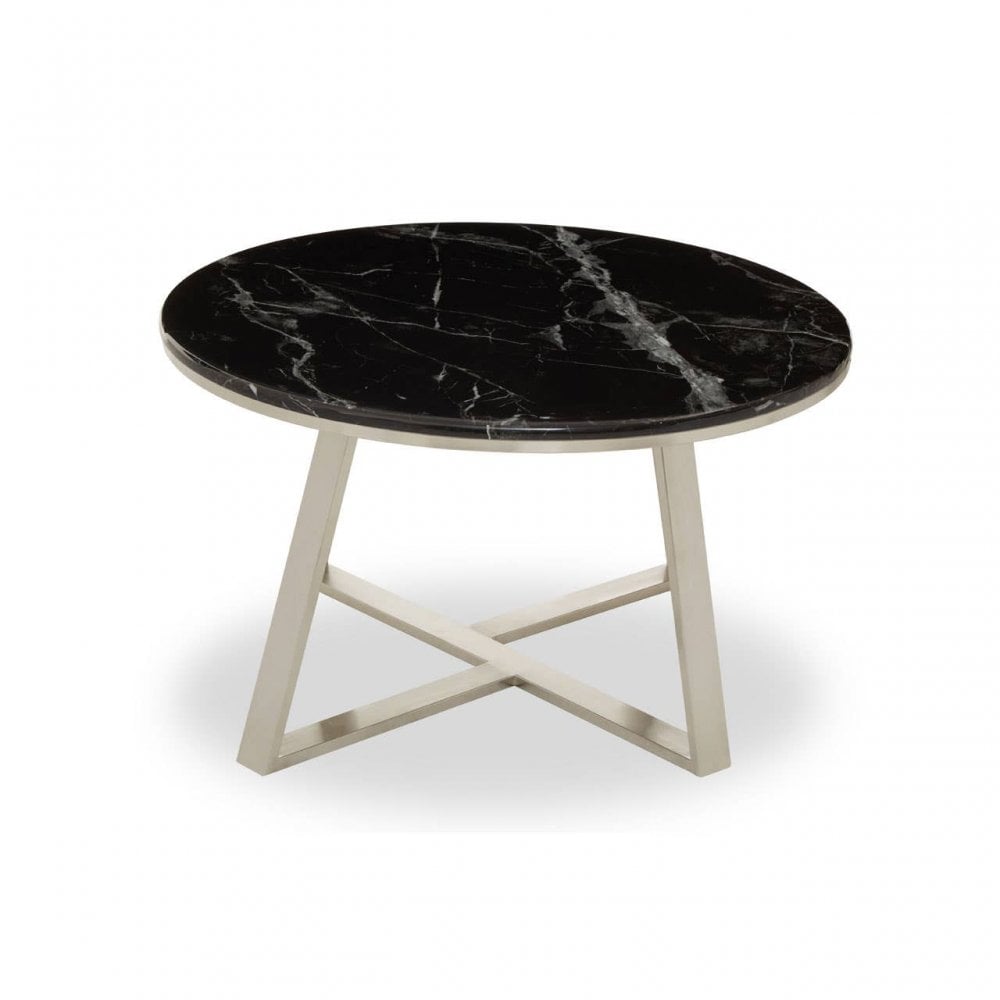 Marino Coffee Table With Black Marble Top