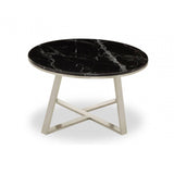 Marino Coffee Table With Black Marble Top
