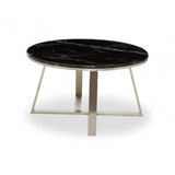 Marino Coffee Table With Black Marble Top