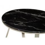 Marino Coffee Table With Black Marble Top