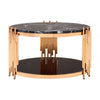 Marino Rose Gold Coffee Table