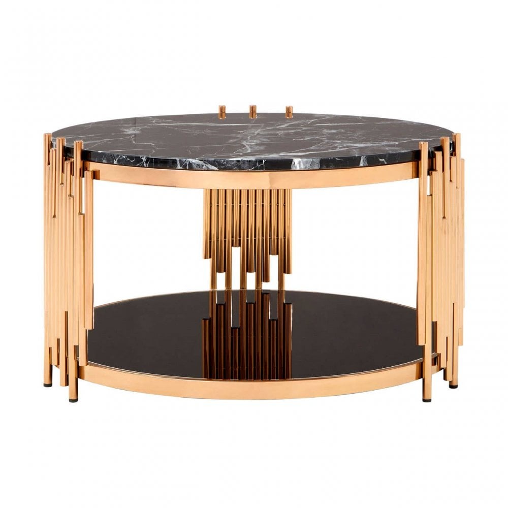 Marino Rose Gold Coffee Table