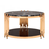 Marino Rose Gold Coffee Table
