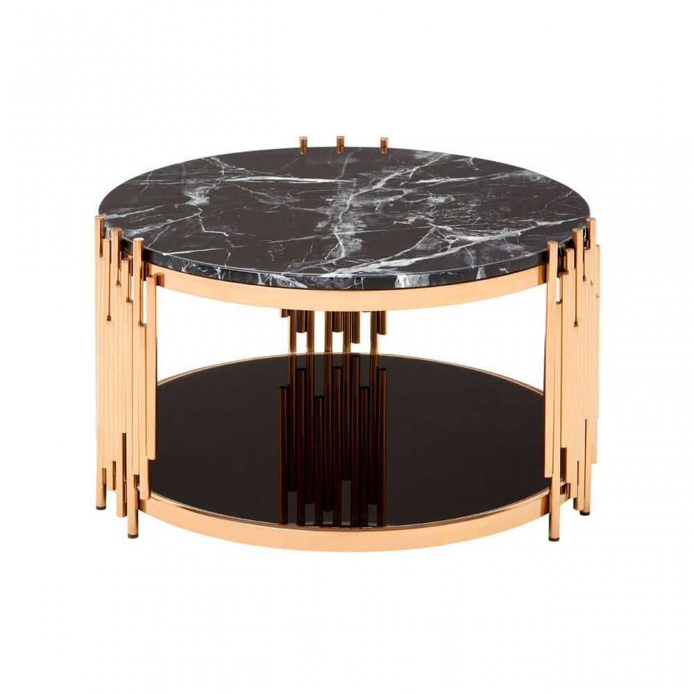 Marino Rose Gold Coffee Table