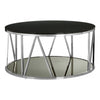 Marino Round Chrome Finish Coffee Table