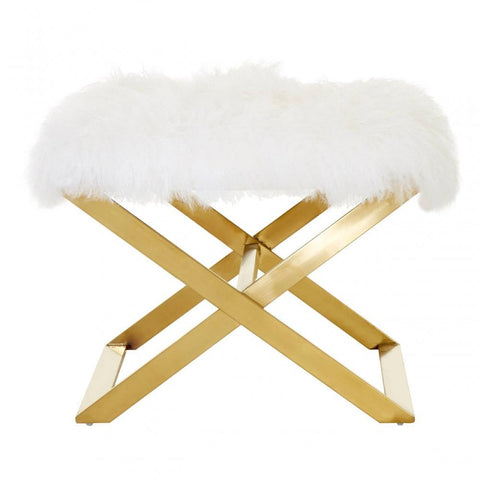 Coris Sheepskin Stool
