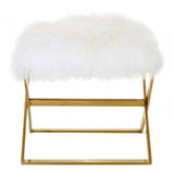 Coris Sheepskin Stool
