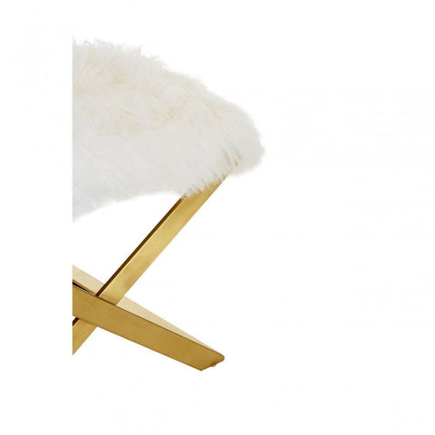 Coris Sheepskin Stool